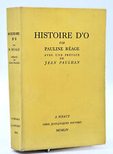 [Dominique Aury] Pauline Réage : HISTOIRE D'O. Pauvert-juin 1954. E.O. H.C. num.