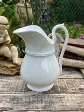 Pichet - ST Amand et Hamage - Faïence Blanche