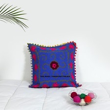 Suzani Main Broderie Coussin