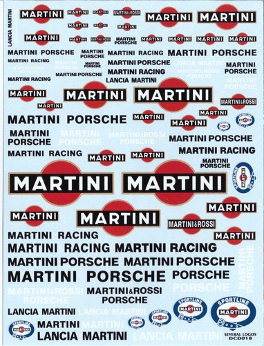 Decals martini racing - martini,