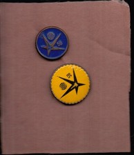 2 ÉPINGLETTES ATOMIUM 58