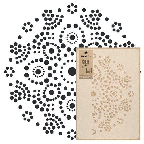 Pochoir peinture mandala - pochoir, de