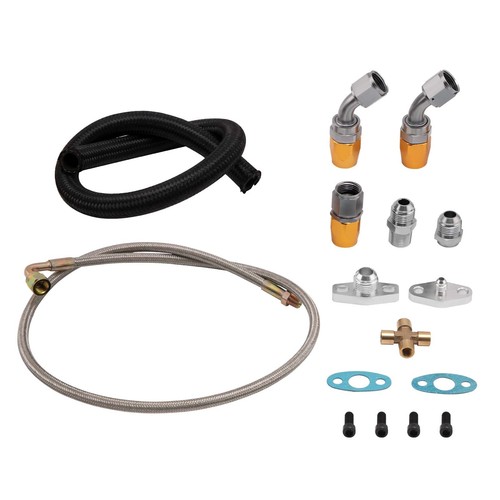 Turbo oil feed drain return - turbo,