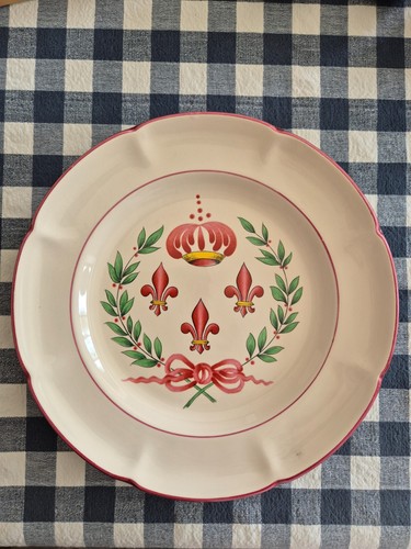 Assiette fleur lys - assiette, de