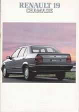 Catalogue Brochure RENAULT 19