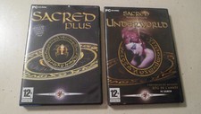 2 Jeux PC CD-Rom SACRED PLUS et extension officielle SACRED UNDERWORLD