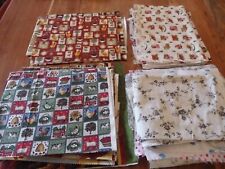 Lot de 40 petits coupons de tissus pour fabrications diverses ( ref 20 )