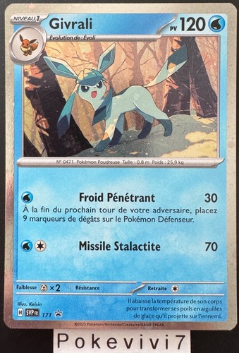 Carte pokemon givrali svp 171 - carte,