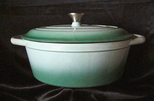 Grde COCOTTE MARMITE ERNESTO faitout fonte émaillé 30cm