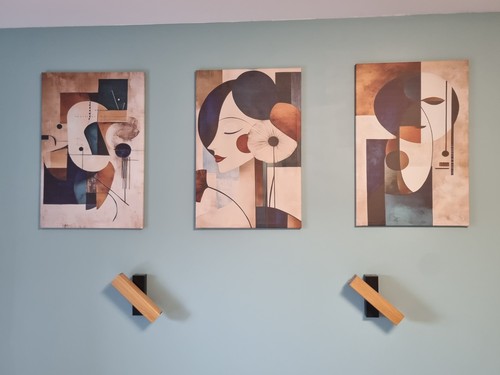 Tableau triptyque décoratif - triptyque,