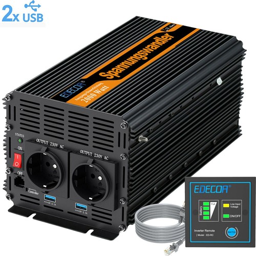 Edecoa convertisseur 12v 220v - 12v,