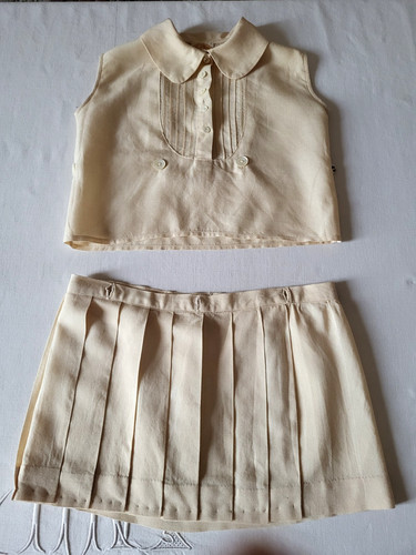 Ancien ensemble fille blouse - , +