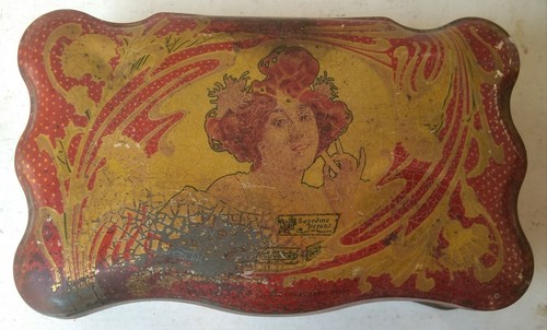 Ancienne boite tole - boite, en