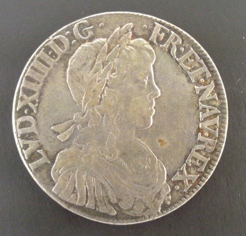 Louis xiv ecu - louis, (1643-1715)