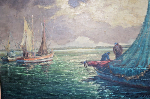 Tableau marine par pierre - marine,