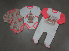 Lot Pyjama + 2 Bodys "Souris/Totem" Fluo P'tit Béguin - 12 Mois 