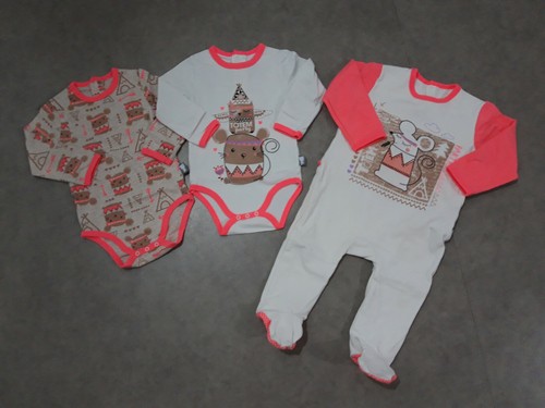 Lot pyjama 2 bodys - pyjama, +