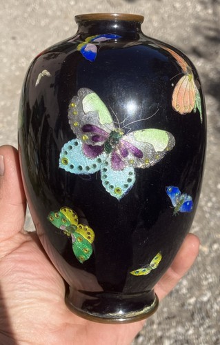 Vase cloisonné enamel - , vases