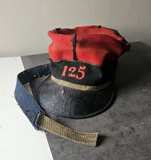 Képi rouge modèle 1884 soldat France 1ère guerre mondiale WW1  125ème RI sergent