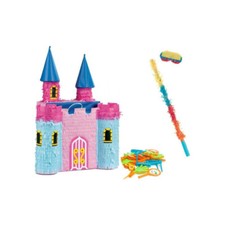 Pinata - Château de princesse - Anniversaire - Enfant - Jeu - Avec accessoires