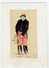 C16/15-IMPRESSION N&B-AQUARELLÉE-SEM-[POLIN-COMIQUE TROUPIER]-[LE RIRE]-1892
