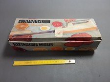 Ancien couteau éléctrique MOULINEX vintge avec emballage french antique knife
