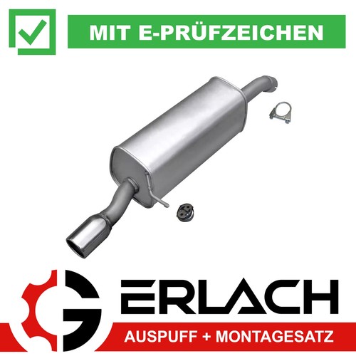 Silencieux échappement pour - silencieux, d'échappement