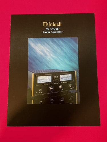 Mcintosh mc7300 page amp - mcintosh,