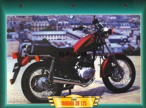 Fiche moto yamaha sr 125 - moto, :