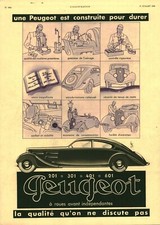 Publicité ancienne automobile