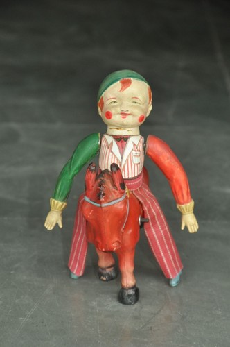 Jouet celluloïd clown - en,
