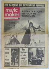 MUSIC MAKER N°7 DONOVAN MARTIN CIRCUS ZAPPA JOHN FOGERTY ROLLING STONES FESTIVAL