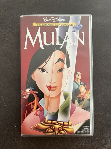Cassette vhs mulan walt - cassette, "mulan"