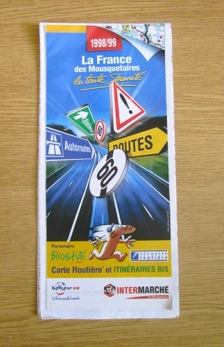 Carte routière itinéraire - carte,
