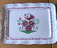 Plat rectangulaire faïence de