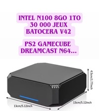 Mini PC N100 BATOCERA Console GameCube Saturn PS2 Super Nintendo 64 RetroGaming 