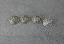 4 Boutons d'uniforme Police