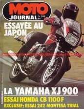 MOTO JOURNAL  595 YAMAHA XJ 900 31A OW 60 HONDA CB 1100 F Montesa 242 Cota 1983