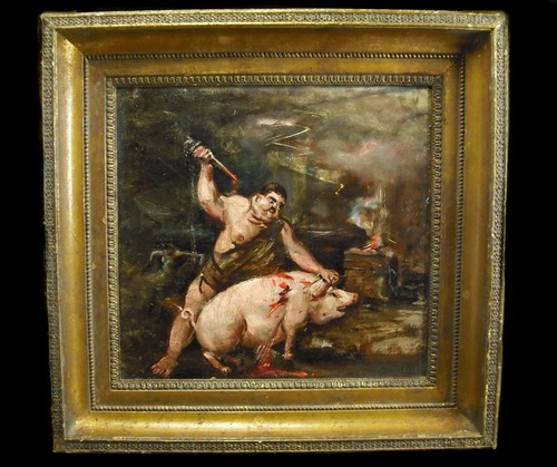 Boucherie boucher tue - boucherie, tue-cochon