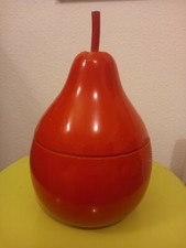 Poire Boite Seau à Glacons Vintage Rouge 