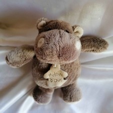 Doudou hippopotame marron, 14
