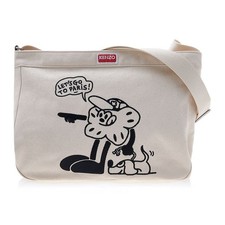 Kenzo Sac à bandoulière en toile Bork Boy pour femmes 76415841