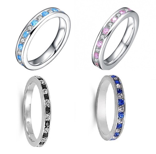 Sterling silver wedding band - silver,