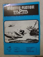 Maquettes -PLASTIQUE mpm Magazine, N°30- 1973 - Avion , Bateaux ,char Militaire