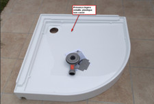 Bac à douche en résine 90x90