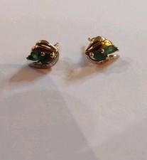 Boucles d'oreilles or jaune 18