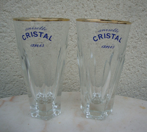 Anciens verres anisette - verres,