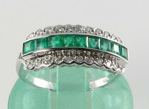 Bague rangée eternity - rangée,