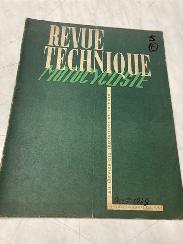Revue technique motocycliste