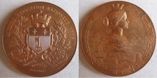 Médaille en Bronze ANGERS Exposition Nationale de 1895, par Henri Dubois